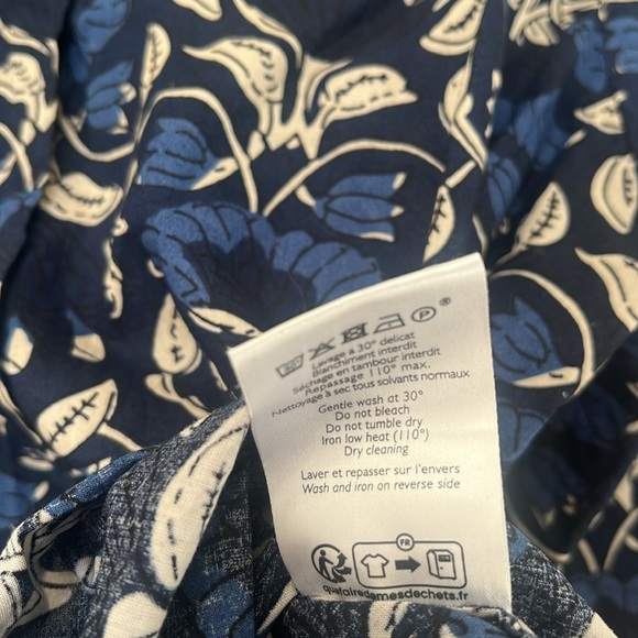 Sezane Blue Floral Button Down Shirt - Picture 11 of 11